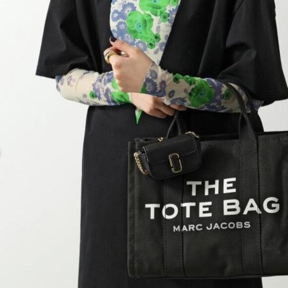 NWT！Marc Jacobs The Nano J Marc Charm -Black Leather - Picture 8 of 15